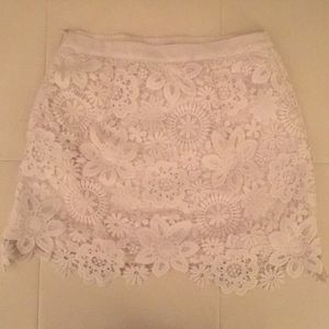 Topshop Skirts - Topshop white lace skirt Topshop Skirts - Topshop white lace skirt